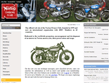 Tablet Screenshot of nortonownersclub.org